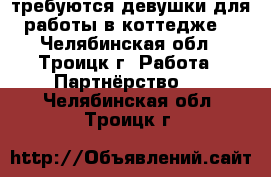 требуются девушки для работы в коттедже  - Челябинская обл., Троицк г. Работа » Партнёрство   . Челябинская обл.,Троицк г.